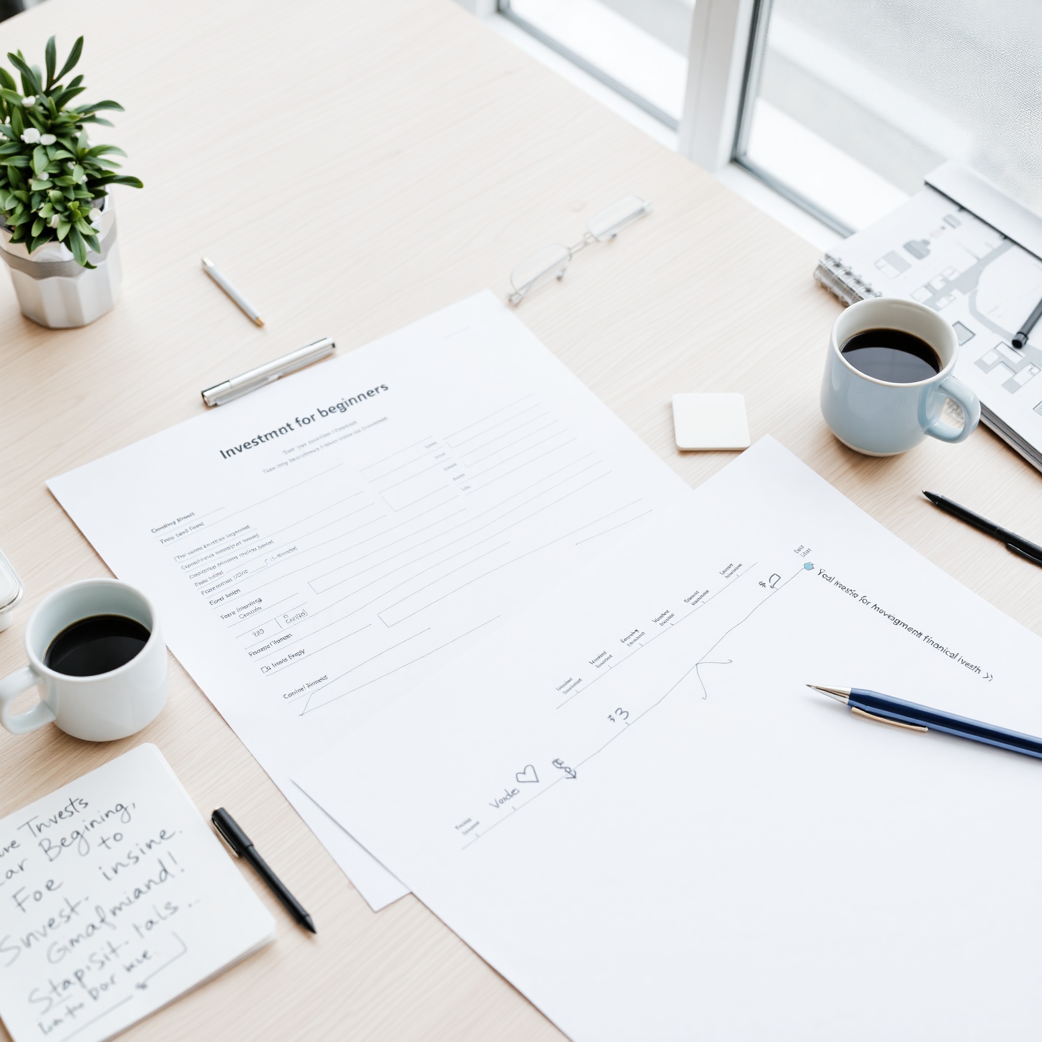 Strategic financial planning with investment goal setting, budget planning, and financial roadmap